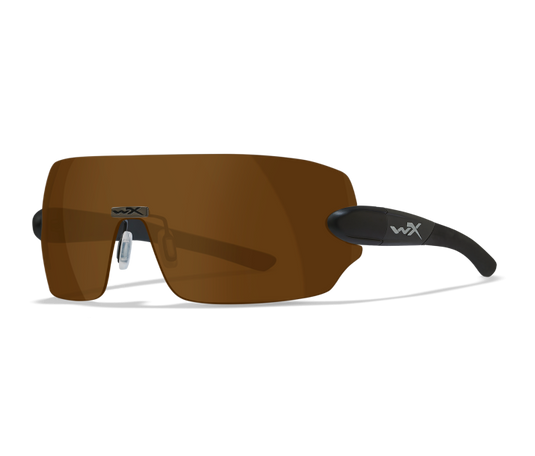 Wiley X WX Detection Sunglasses - 5 Lens Package - Matte Black Frame